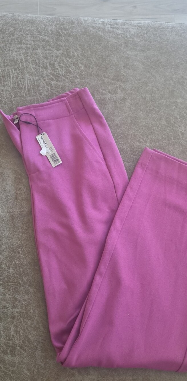 NWT NIC+ZOE Orchid PETAL pink Wide LEG dress Pants
